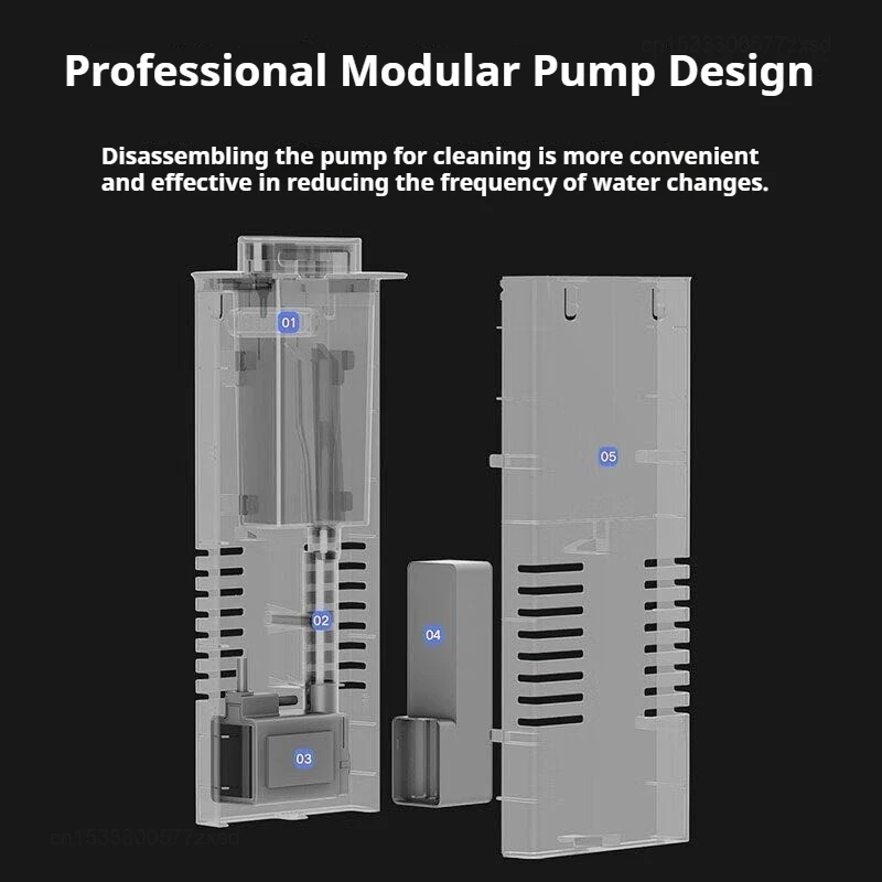 Fish Tank Water Pump for Xiaomi Mijia Smart Fish Tank Replacement Installation One Click Drainage Design HWL-M100