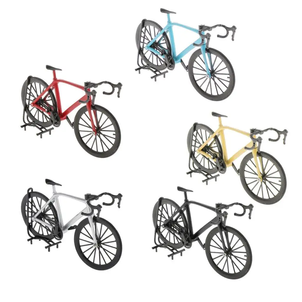 Diecast Bicycle Model Toy for Kids Alloy Miniature Bike Replica Collector Display Home Decoration