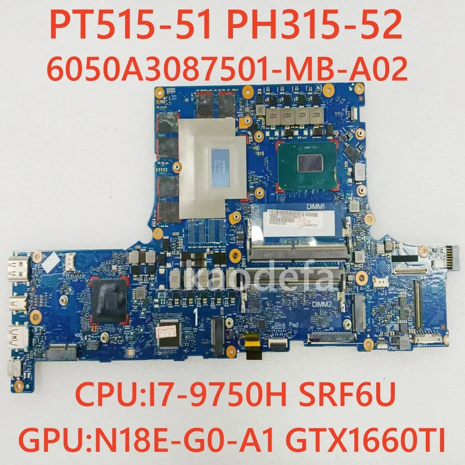 6050A 3087501 -MB-A02 メインボード Acer PT515-51 PH315-52 ノート