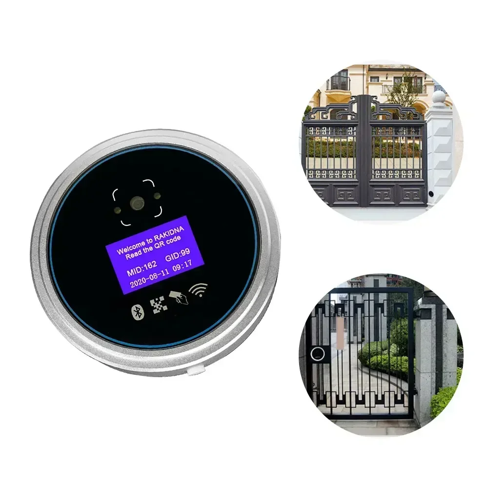 RJ45 TCP UDP Wiegand 26/34 CPU IC Card Reader QR Code NFC Reader RFID Access Control Door Access Control System Security Barcode