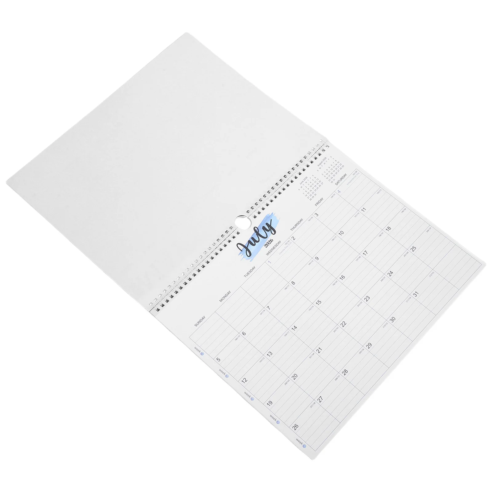 

2026-2027 Wall Calendar Large Yearly Planner Spiral Bound Monthly Calendar for Office Home Classroom Family Scheduling Holiday