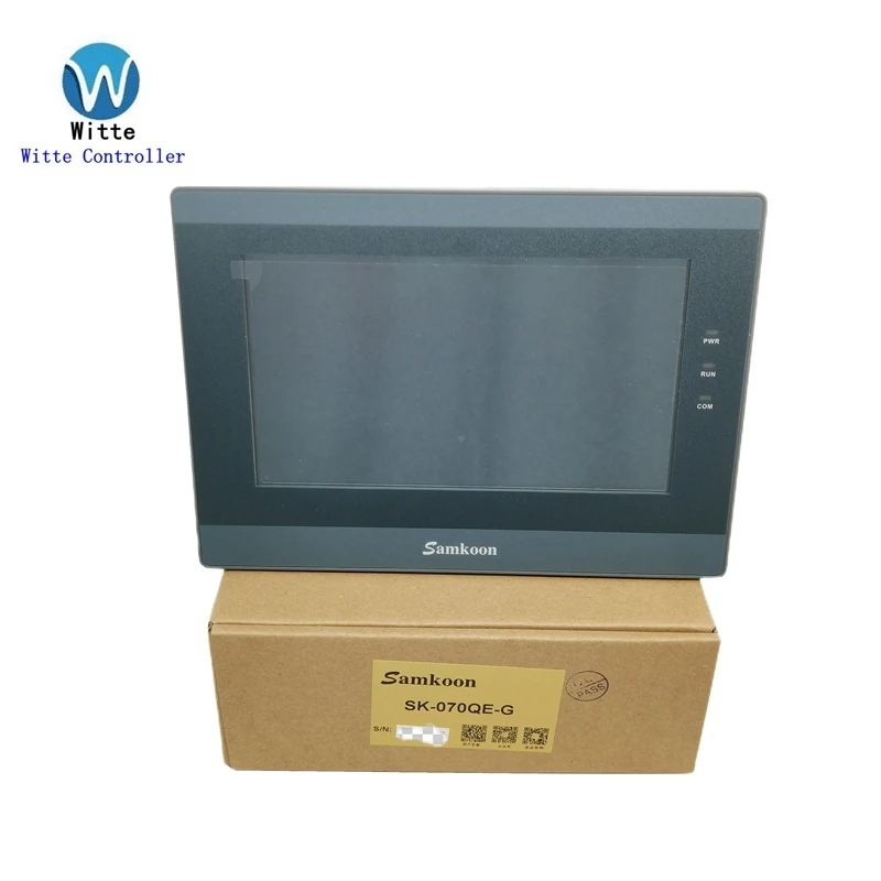 Samkoon SK-070QS-G SK-070QE-G ขนาดเล็ก HMI 7นิ้ว SK-070QT-G และหน้าจอสัมผัส Wi-Fi A7 CPU Cortex 1GHz dicaryon