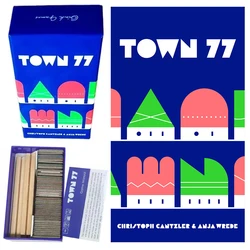 Ottieni il tuo gioco su: Town 77 bilingue gioco da tavolo con carte da collezione di giochi e Multiplayer Poker Family Party Game