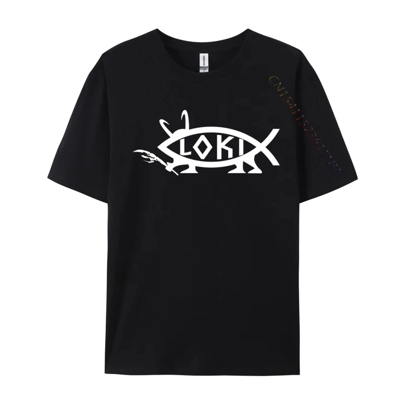 

Loki Evolutionist Darwin Evolution Fish Atheists Nonbeliever Fashion Mens T Shirt Normal Design T Shirts Cool Tops & Tees
