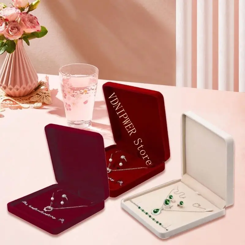 

Организатор витрины бархата для ювелирных изделий для ожерелья для ожерелий кольца серьги браслеты D08E