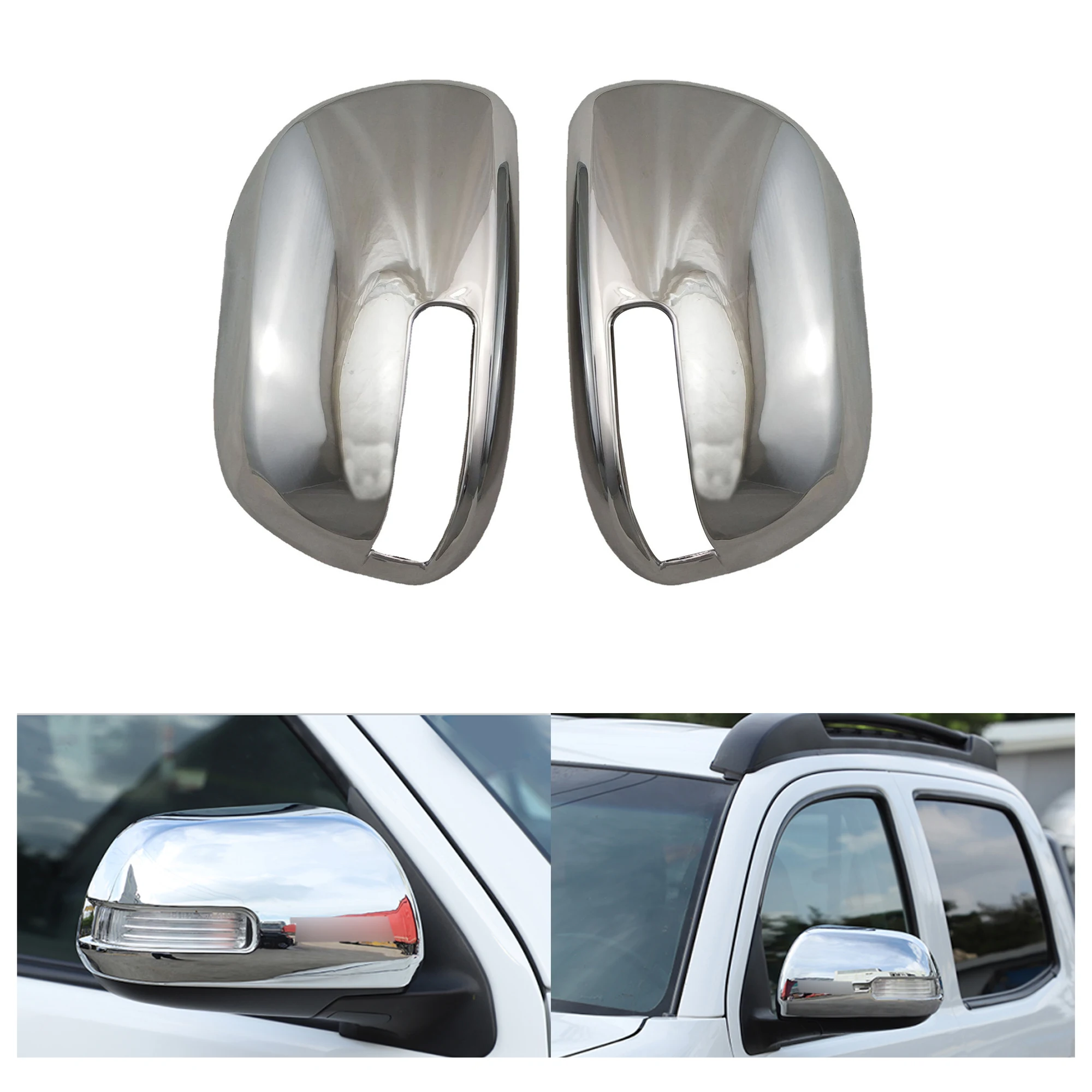 For Toyota Voxy Vigo Fortuner Alphard Noah Vellfire  Estima Vanguard ACR50 2pcs  Carbon fiber Door Mirror cover