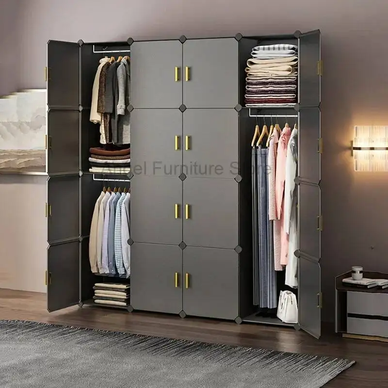 Clothing Rack Wardrobe Closet Dressers Organizer Modular Storage Wardrobes Chest Cupboard Cube Muebles Living Room Cabinets·