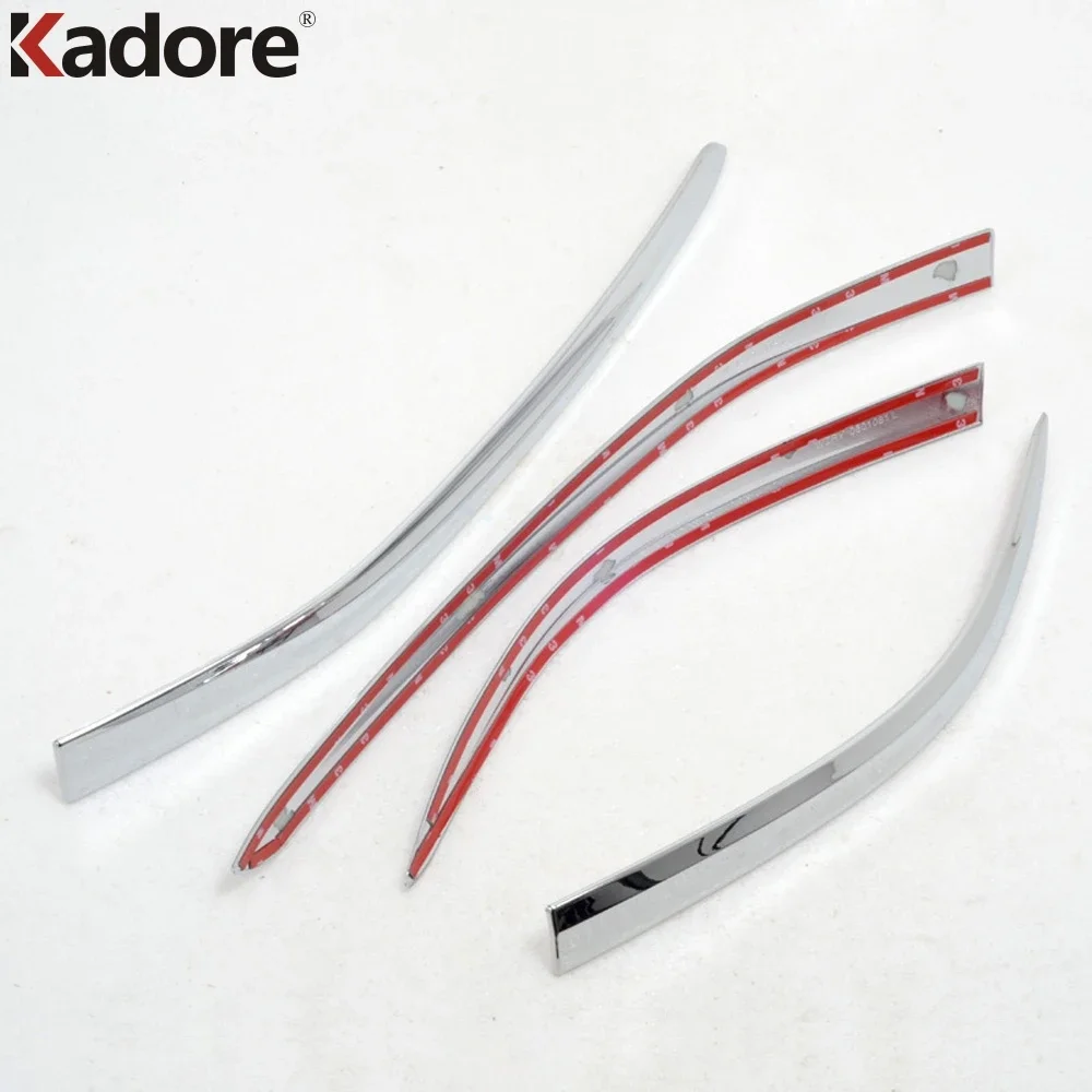 For Chevrolet Trax 2014-2016 2017 2018 Chrome Front Rear Bumper Protector Trim Strip Cover Exterior Car Accessories