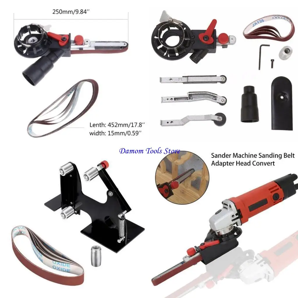 

57BE Cordless Belt Sander Electric File with Sanding Belts for Polishing Metal