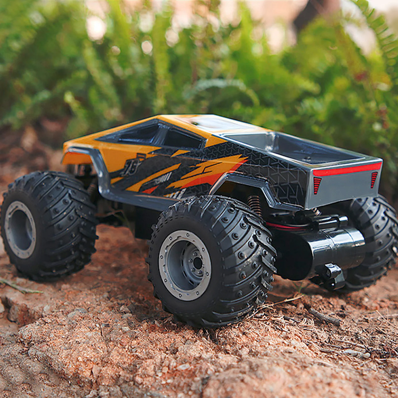 Carro de controle remoto, veículo off road todo terreno 2.4G com faróis LED, brinquedo elétrico para meninos e meninas