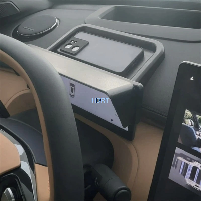 For Geely Galaxy Starship 7/EX7/Starray EM-i/BelGee X80 P145 2025 + Car Style Dashboard Screen Rear Storage Box Organizer Cover