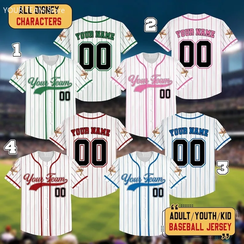 

Personalized Team Name And Number Collection 2025, Custom Name Baseball Jersey Team Name Uniform Baseball Fans Baseball Lovers