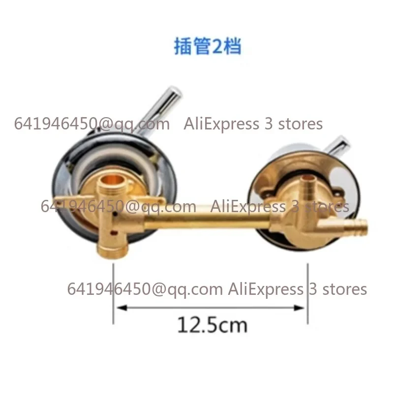 Bathroom Brass Faucet 3 WayMixing Valve Water Outlet Thread Center Distance10-12.5cm Shower Mixer CabinWall Mount Bathroom valve