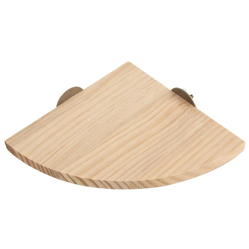 

Wooden Parrot Perch Bird Cage Toy Platform Durable Natural Wood Cockatiel Playground Accessories Entertaining Stand Pet Supplies