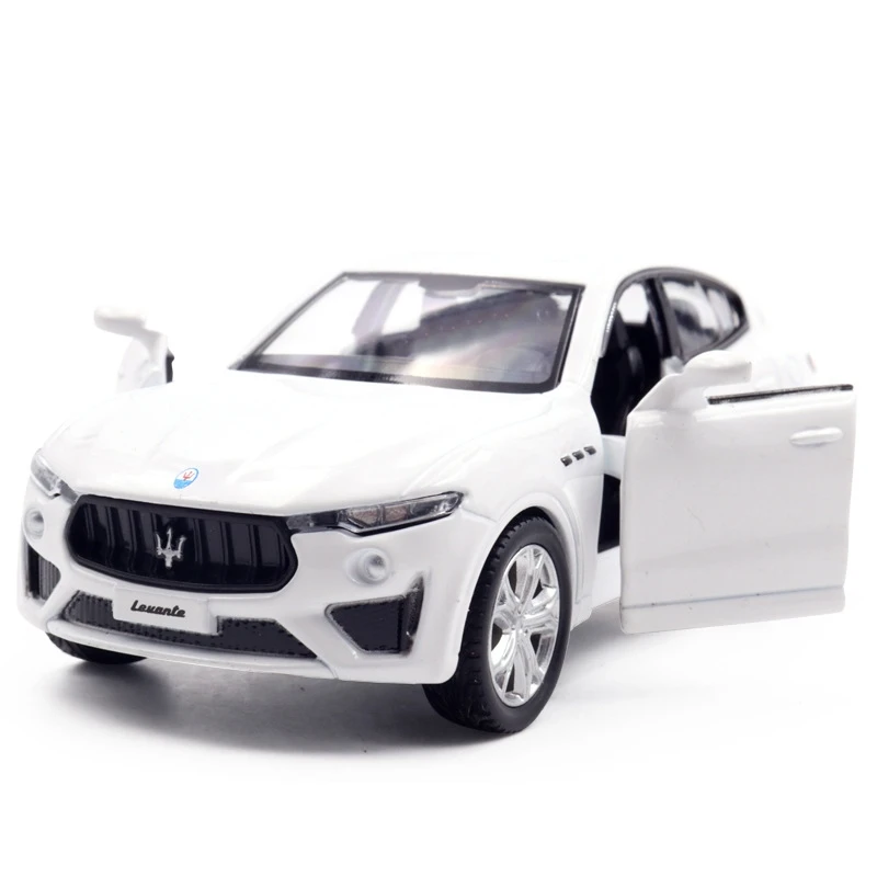 1/36 Maserati Levante GTS SUV Toy Car Model For Children RMZ CiTY 5\'\' Diecast Sport Miniature Pull Back Collection Gift For Kid