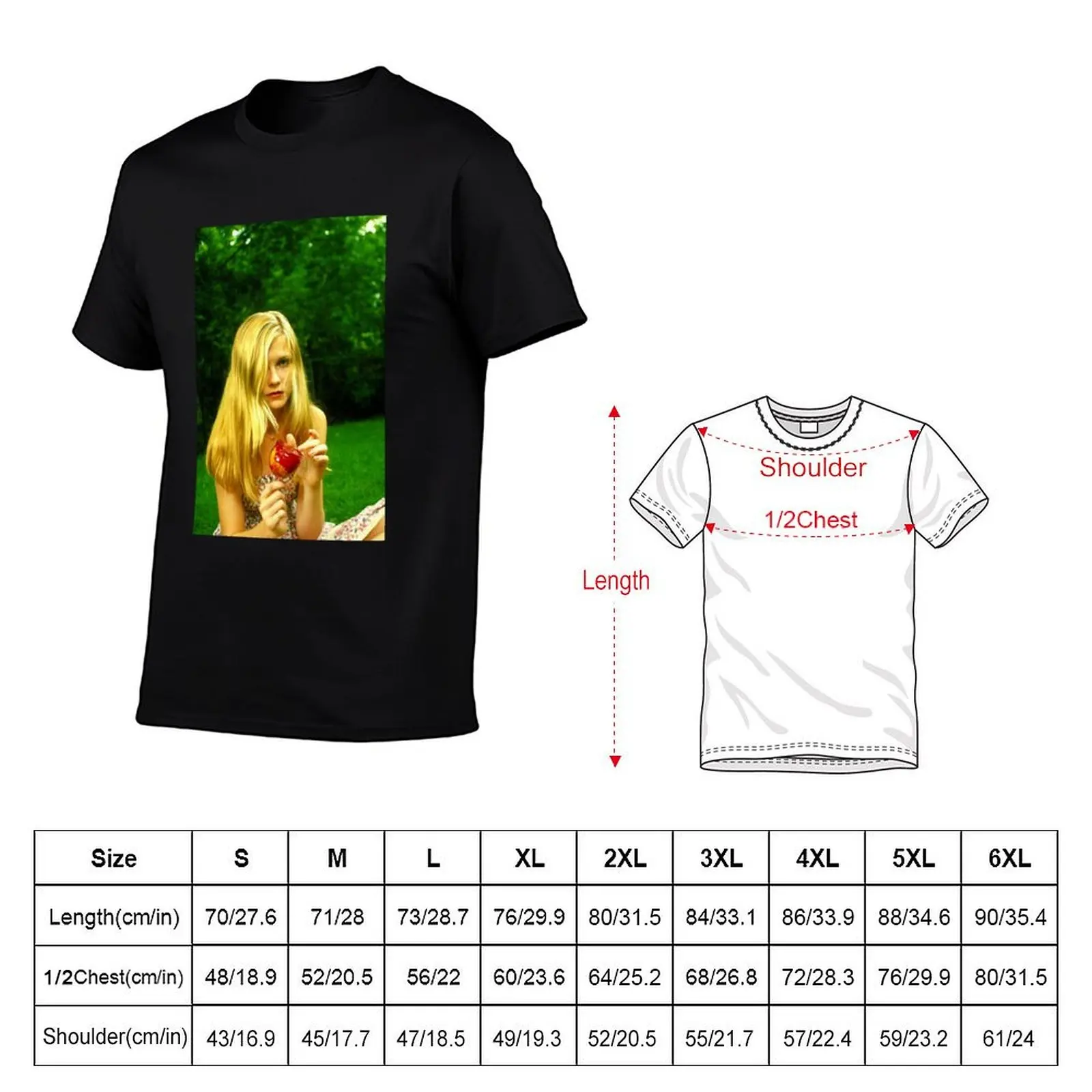 Kirsten Dunst in The Virgin Suicides T-Shirt Performance Workout Short Sleeve Tee
