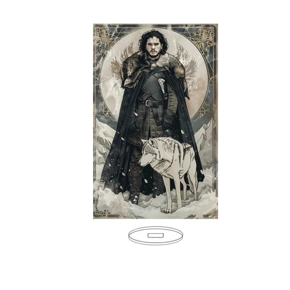 15 سنتيمتر لعبة ساخنة: لعبة من عروش الاكريليك حامل نموذج تأثيري شخصيات حلية اكسسوارات عيد الميلاد جمع الهدايا #5