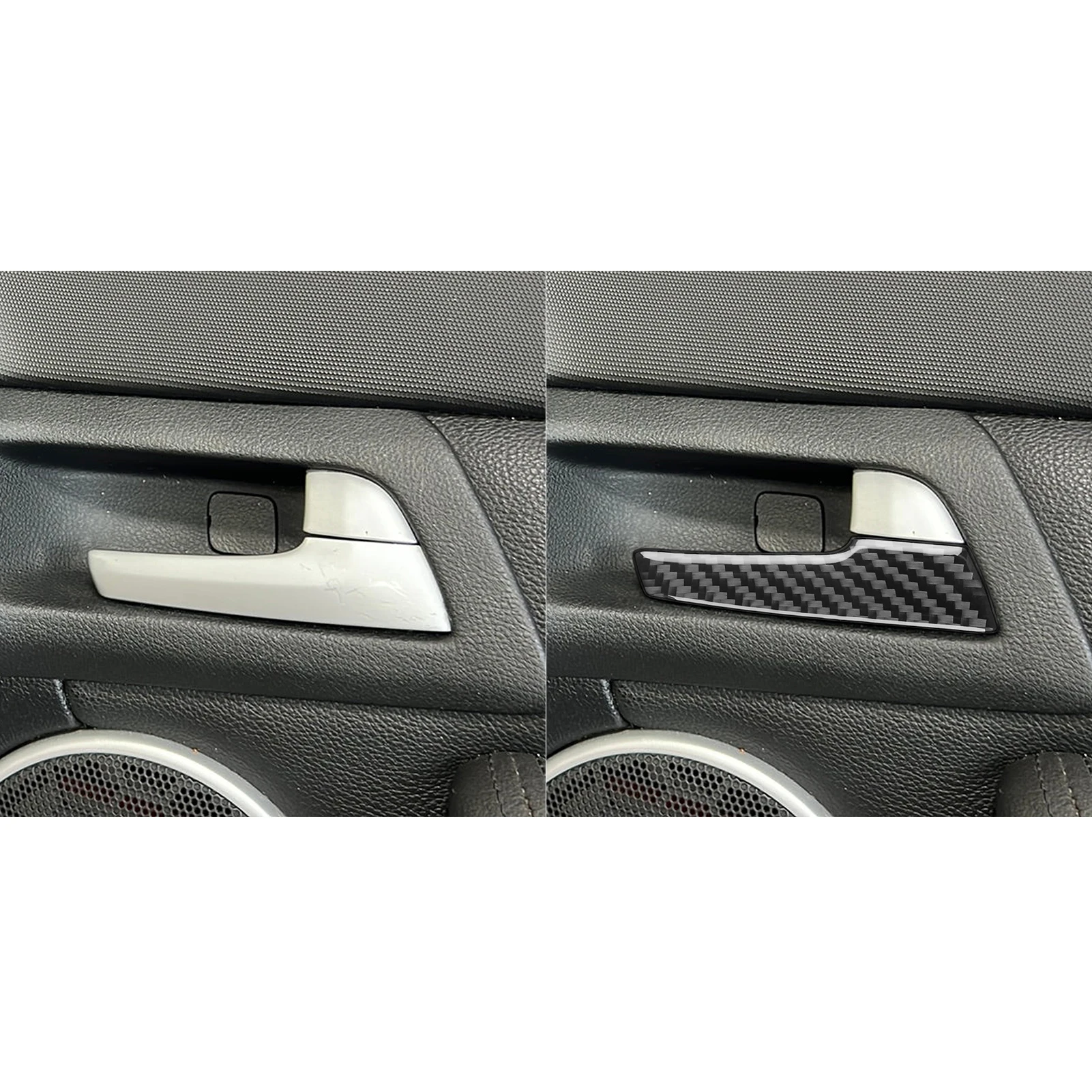 For Pontiac G8 08—09 For Holden Commodore 06—12 Carbon Fiber Car Accessories Inner Door Handle Puller Panel Cover Trim Sticker - view 5