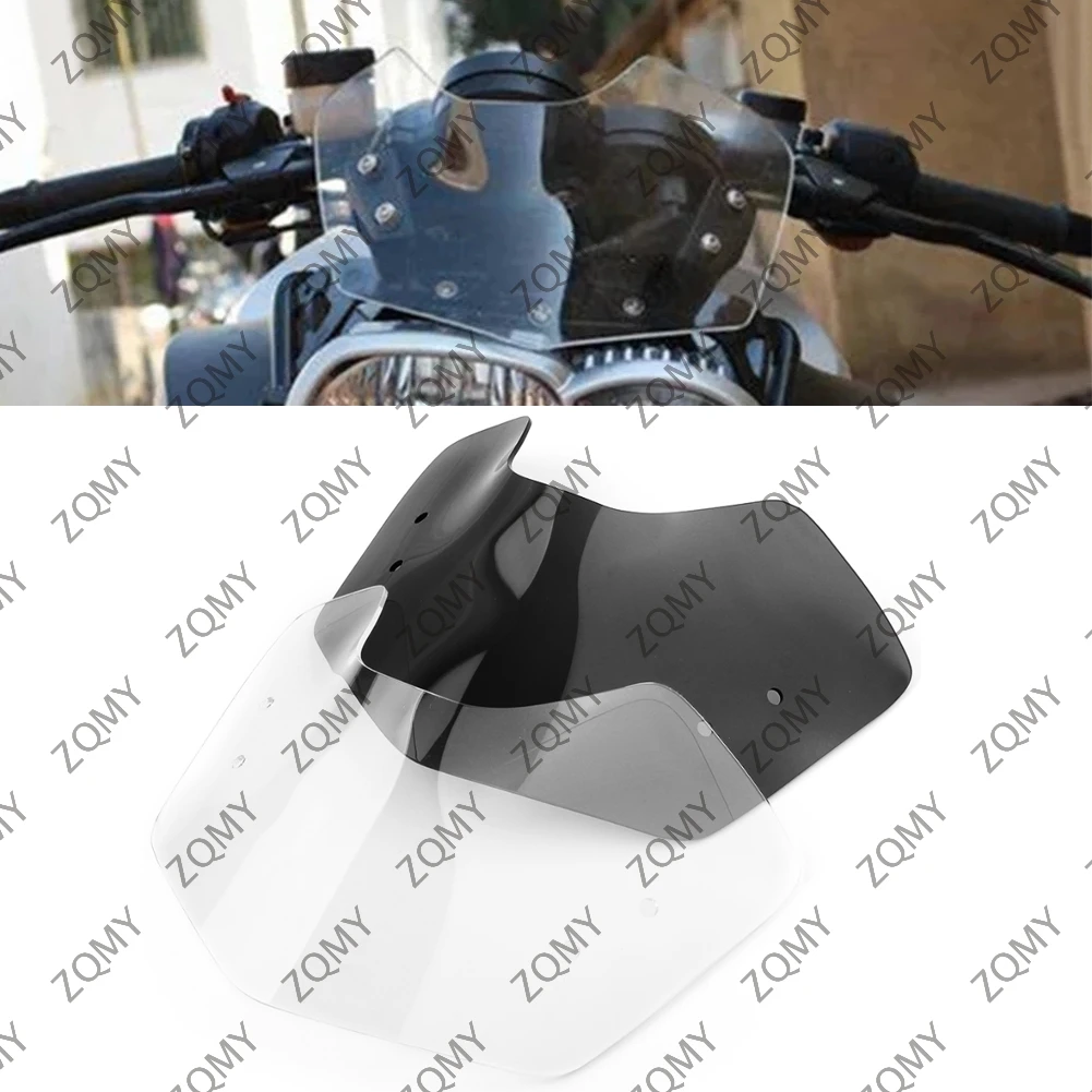 Motorcycle Windshield WindScreen Front Glass Cover Deflectors For BMW K1200R 2005 2006 2007 2008 & K1300R 2009-2015 ABS Plastic
