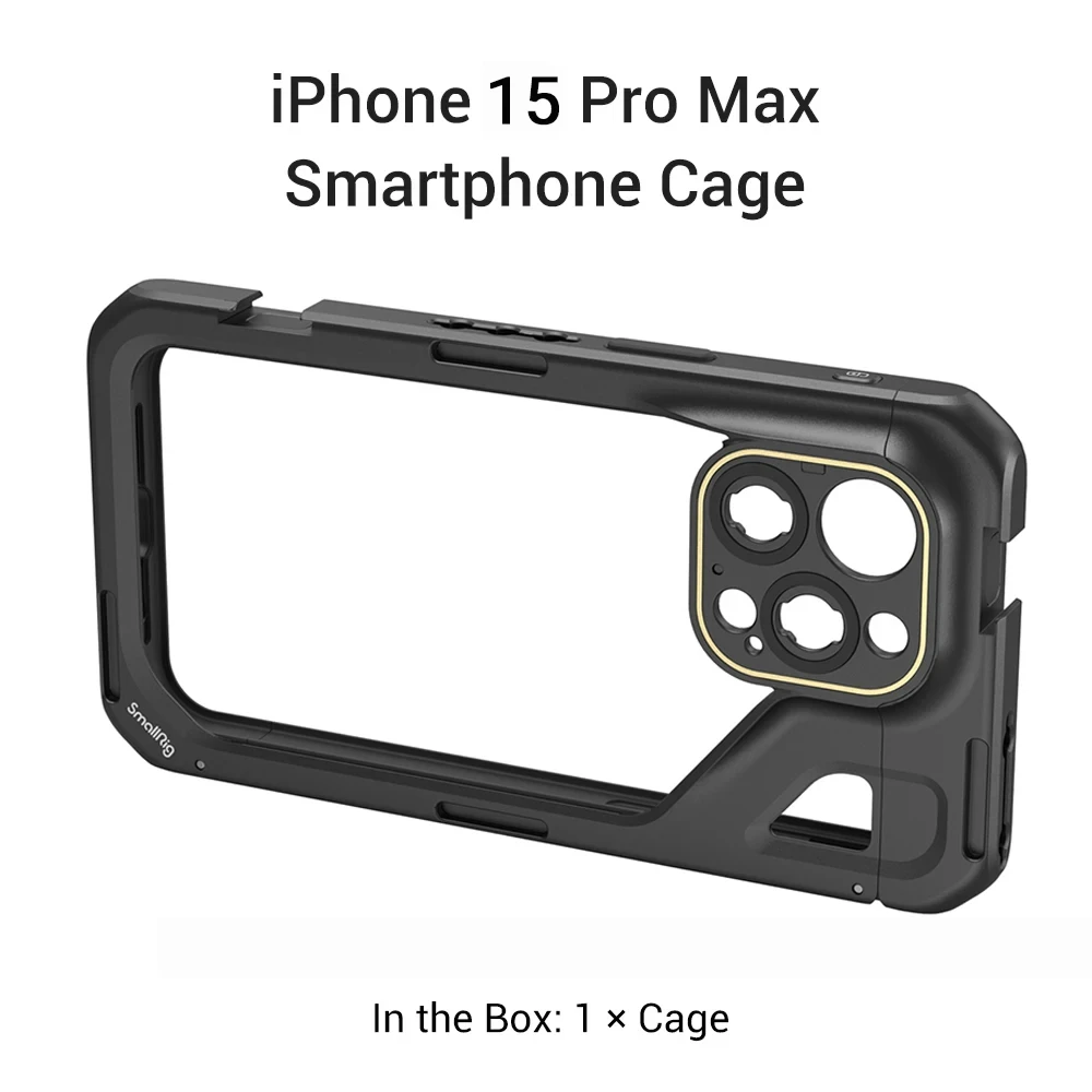 SmallRig Mobile Video Cage Kit for iPhone 15 Pro /15 Pro Max