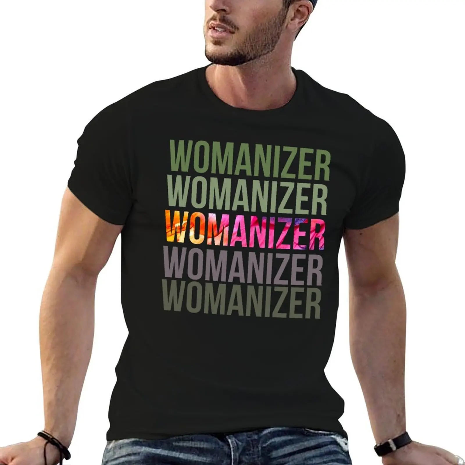 

Womanizer T-Shirt t shirt man casual t shirt man plain graphic t shirts for man T-Shirt