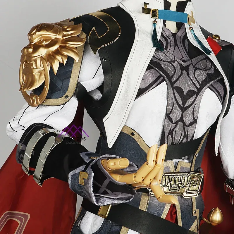 Honkai Star Rail Jing Yuan Косплей Костюм Косплей Игра Cos Парик Обувь Костюм Полный комплект Униформа Helm Master Xianzhou Luofu Хэллоуин