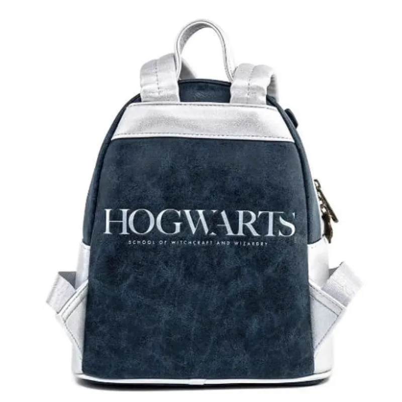 حقيبة ظهر هاري بوتر للنساء بحزام مزدوج حقيبة كتف من جلد البولي يوريثان حقيبة ظهر للطلاب هدية عيد الميلاد