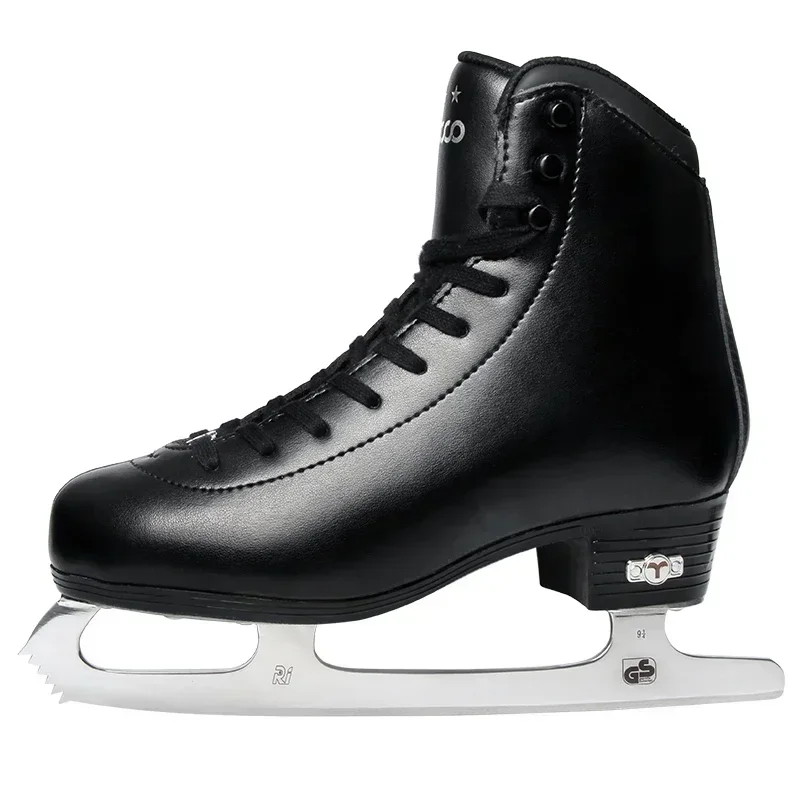 Ice Hockey Skate Figure Speed Skates Shoes Thermal Warm Thicken Skating Shoe with Real Ice Blade for Kids Adults Teenagers