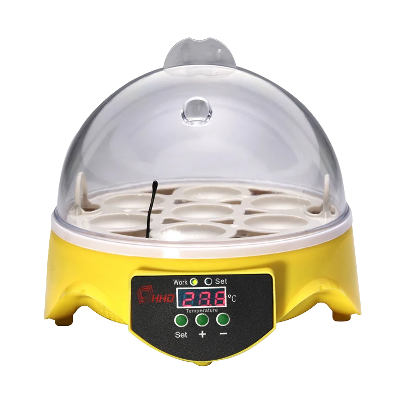 7 eggs Incubato Small Household Chicken, Duck, Turtle and Bird Egg Incubator Automatic Temperature Control Intelligent Incubator