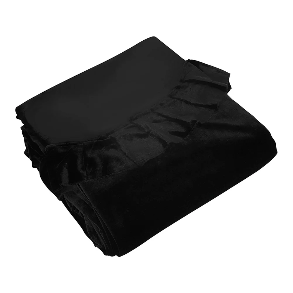 

Velour Piano Cover Full Coverage Protective Household Instrument Cover Easy Remove Piano Cloth for Upright Electric Pianos