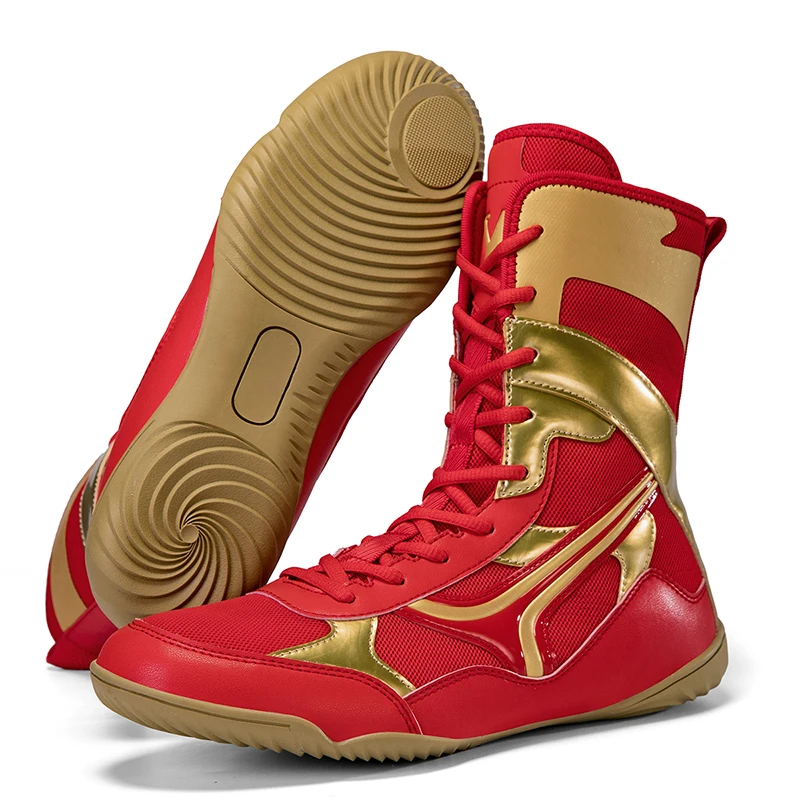 

New Bestseller Professional Training Power Wrestling Shoes Fitness Boxing Shoes Competition-Specific Shoes Muscle-Enhancing Shoe