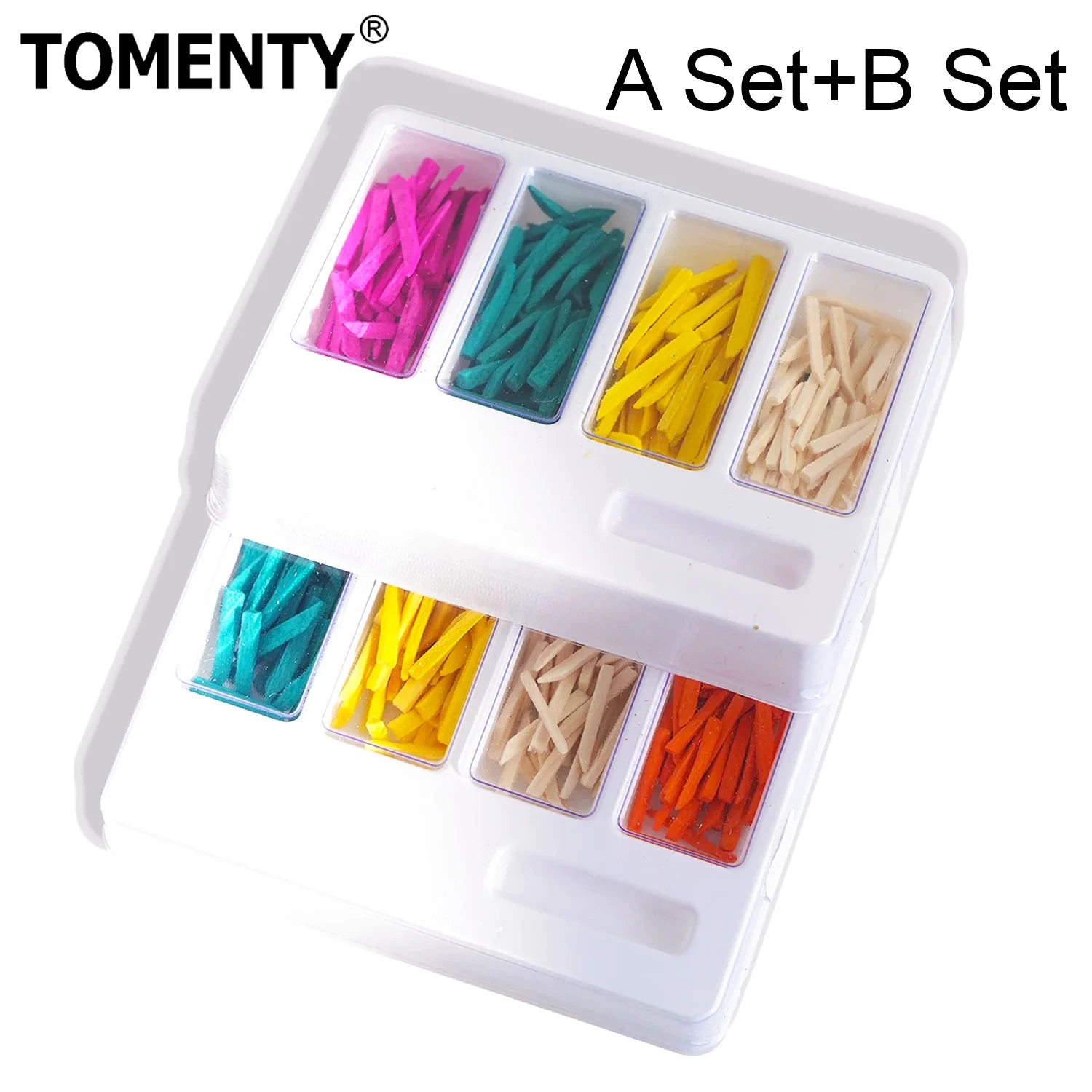 200/400Pcs/Box Dental Fixing Wooden Wedges Tooth Gap Wedges Disposable Restoration Interdental Wedges Dental Materials