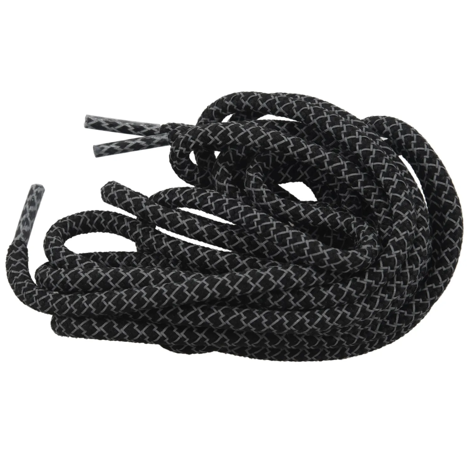 

AOA-120см шнурки с круглым дном, защитные шнурки, ленты для обуви, светоотражающие шнурки. Цвет: черный.