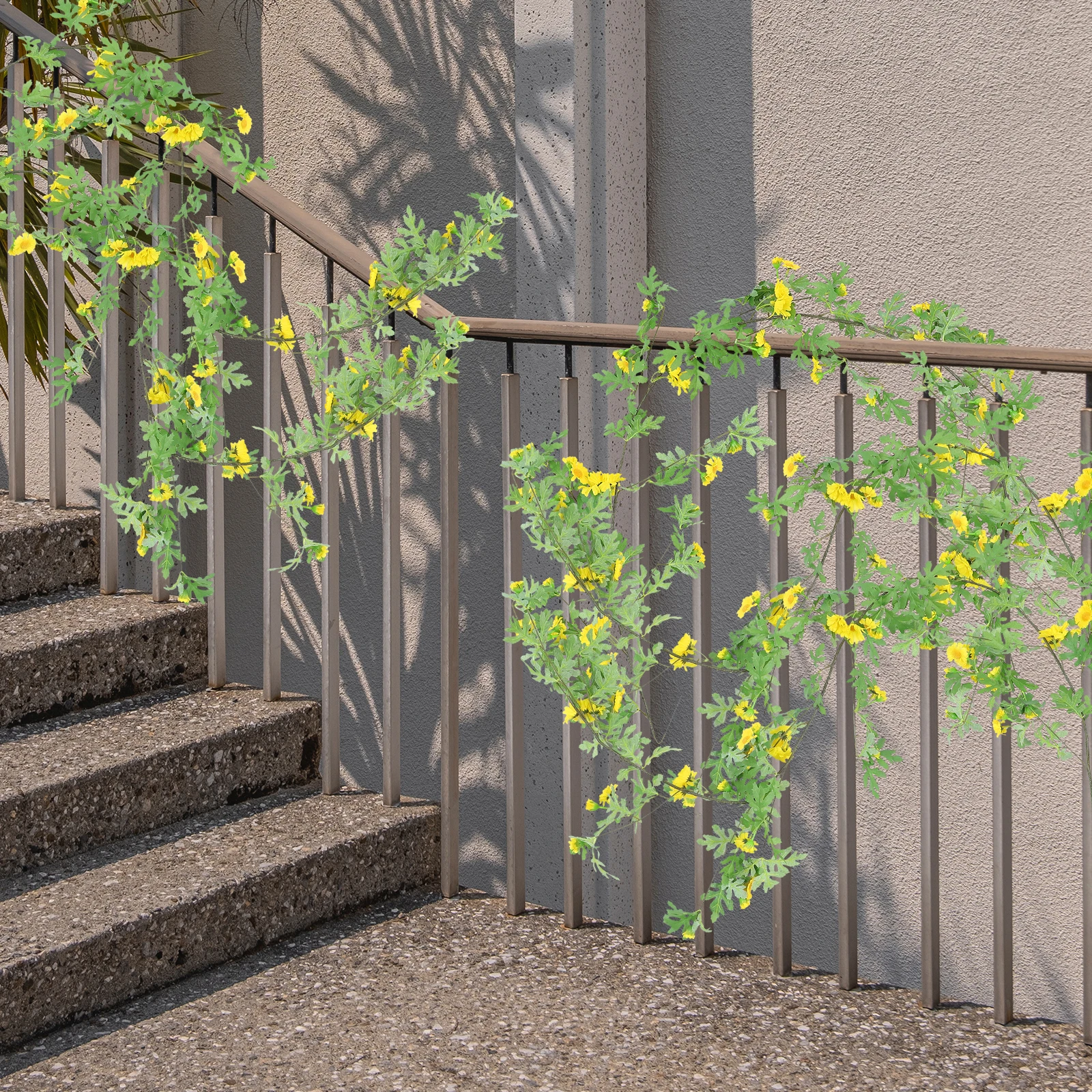 

Daisy Rattan Vine Decor Artificial Plant nament Simulation Flower Adornment Home Party Garden Yard Holiday Thanksgiving Festive