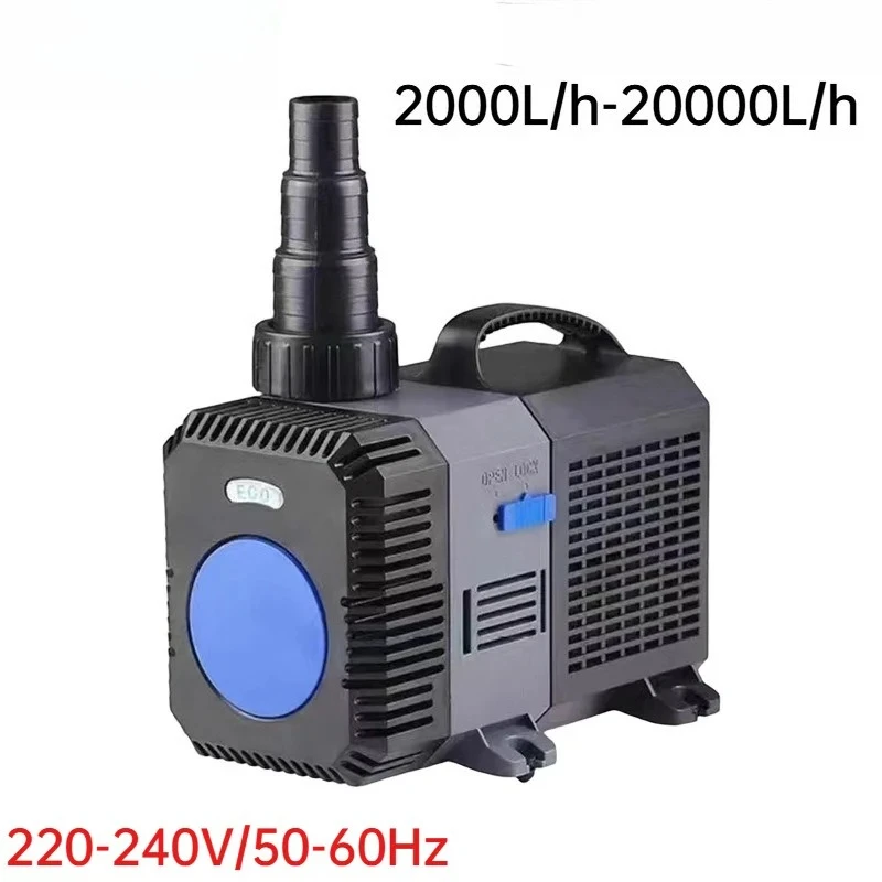 220-240V / 50-60Hz Amphibious Pu-mp Variable Frequency Submersible Pu-mp Water Tank Silent Oxygenating Pu-mp