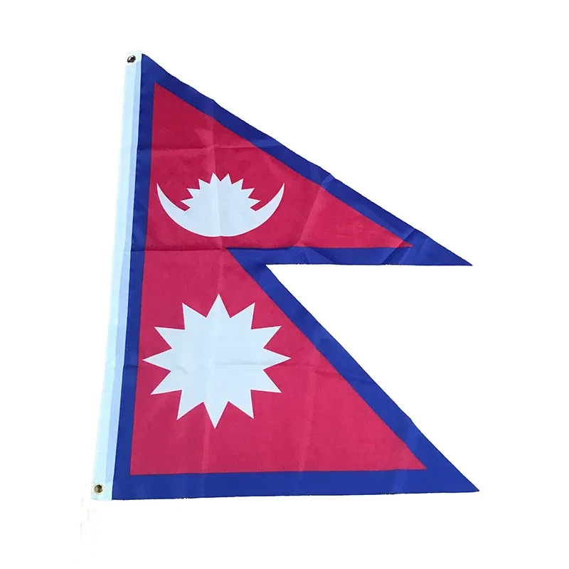 Nepal Flag National Tapestry 3X5 FT Banner Polyester Double Stitched For Decoration Party Home Yard Outdoor Indoor