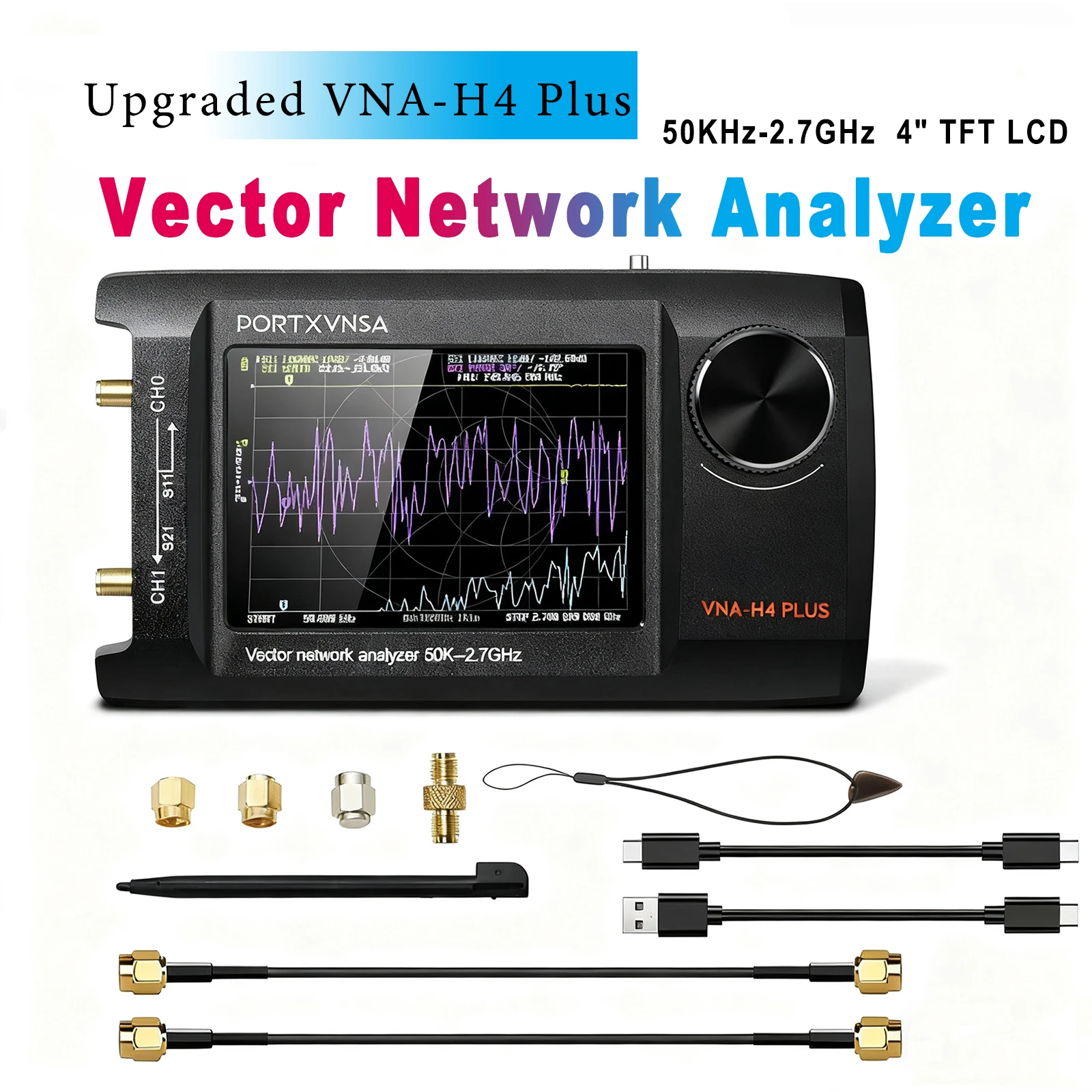 Analizzatore Di Antenna SARK100 1-60MHz Per Onde Corte, Tester Con Misura Di Impedenza E SWR - 5