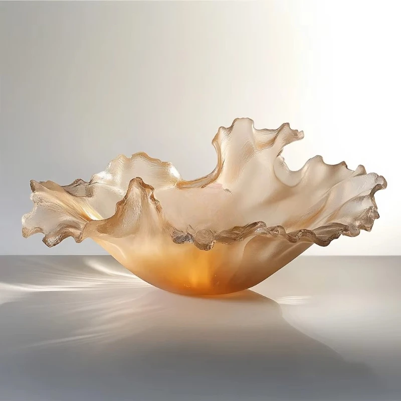 

Gift boxes and logos hand-carved home decor, decorative crystal fruit plates