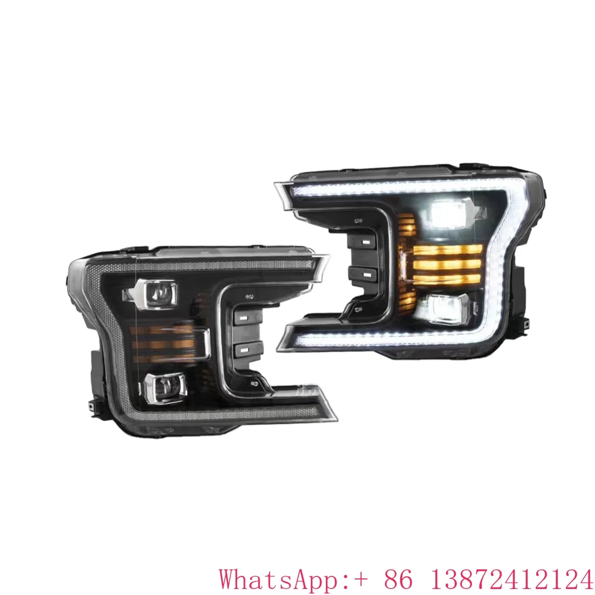 

for Ford F150 2018-2021 LED Car Headlight Head Lamp Raptor 2016-2021 DRL Turn signal