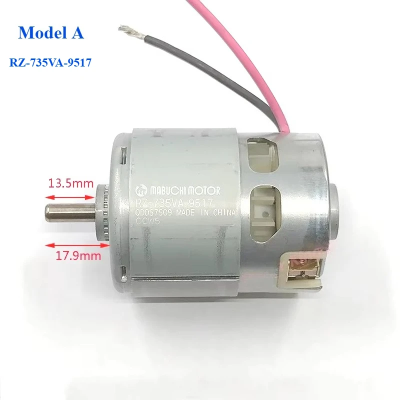 1PC MABUCHI RZ-735VA-9517/ RZ-735VA-9515/ RZ-735VA-A014/ RZ-735VA-8519 Power Motor for Drill Screwdriver Saw Electric Tools