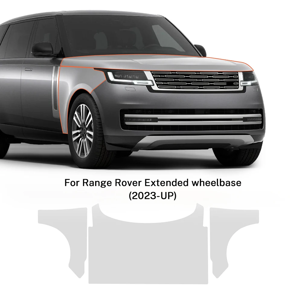 

Car Hood Exterior for Range Rover Extended wheelbase Pre Cut PPF Paint Protection Tpu Transparent Film 2023 Anti-Scratch Sticker