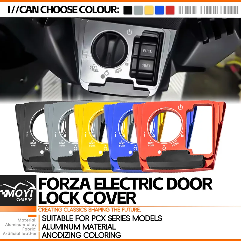 For Honda FORZA 350 300 NSS 350 Forza350 Forza300 2018-2022 2021 2023 2024 Motorcycle Ignition Key Switch Lock Cover Accessories