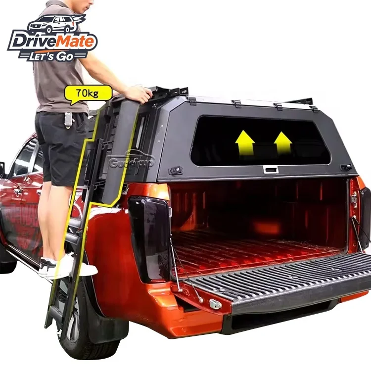 

Аксессуары Isuzu Ford Ranger Hilux Dmax с жестким навесом, задней двери, стремянка, совместимые с звукоснимателями Toyota Tacoma Silverado