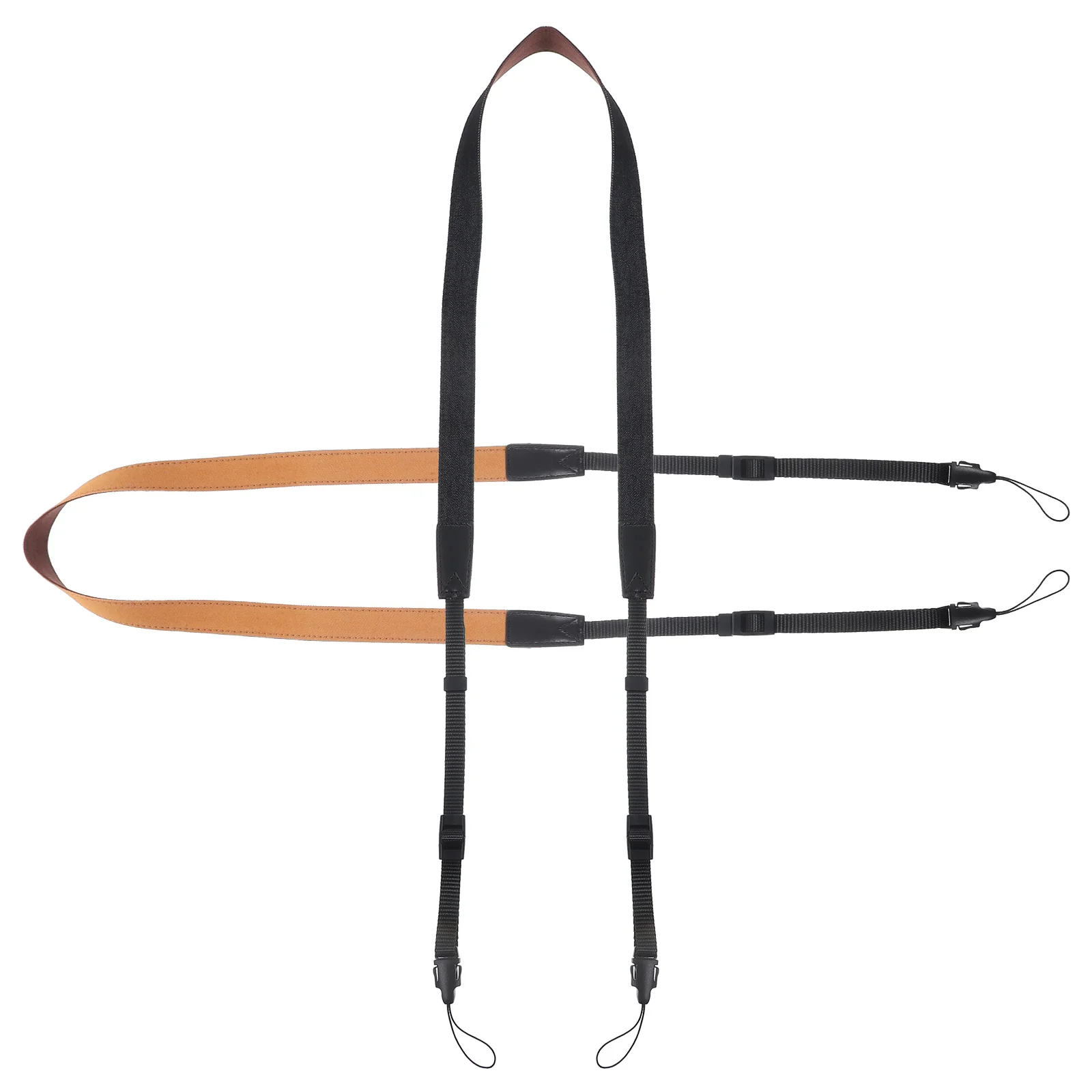 

2Pcs Denim Camera Neck Straps Adjustable Shoulder Straps Lightweight Durable for Dslr Digital Camera Photography