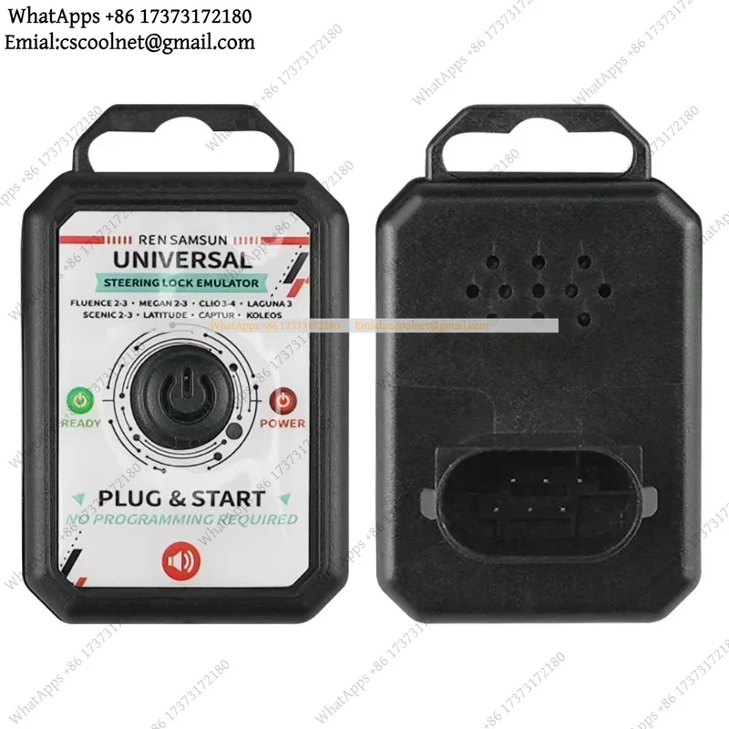 1-5pcs ESL EIS ELV Steering Lock Emulator Simulator With Voice For Renault Megane Fluence Clio Latitude Dacia Car Accessories