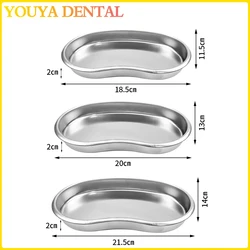 Stainless Steel Tray Surgical Medical Dental Tray Lab Instrument Tray Cosmetic Storage Tray Tattoo Equipment Tray Dentist Tools