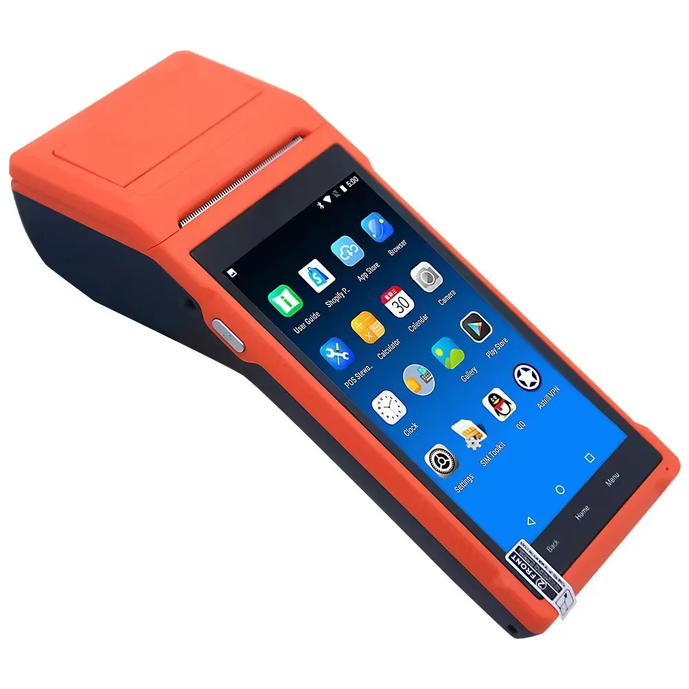 

Mobile POS Q1 4G Network 2G+16G Android POS Terminal 5.5 Inches Mobile Payment Terminal Phone for Payments & Lottery OEM Factory