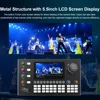 4D 조이스틱 키보드 NDI POE PTZ 컨트롤러 5'' LCD 화면 실시간 미리보기 PTZ 카메라 조이스틱 컨트롤러 제어 255 사전 설정 6