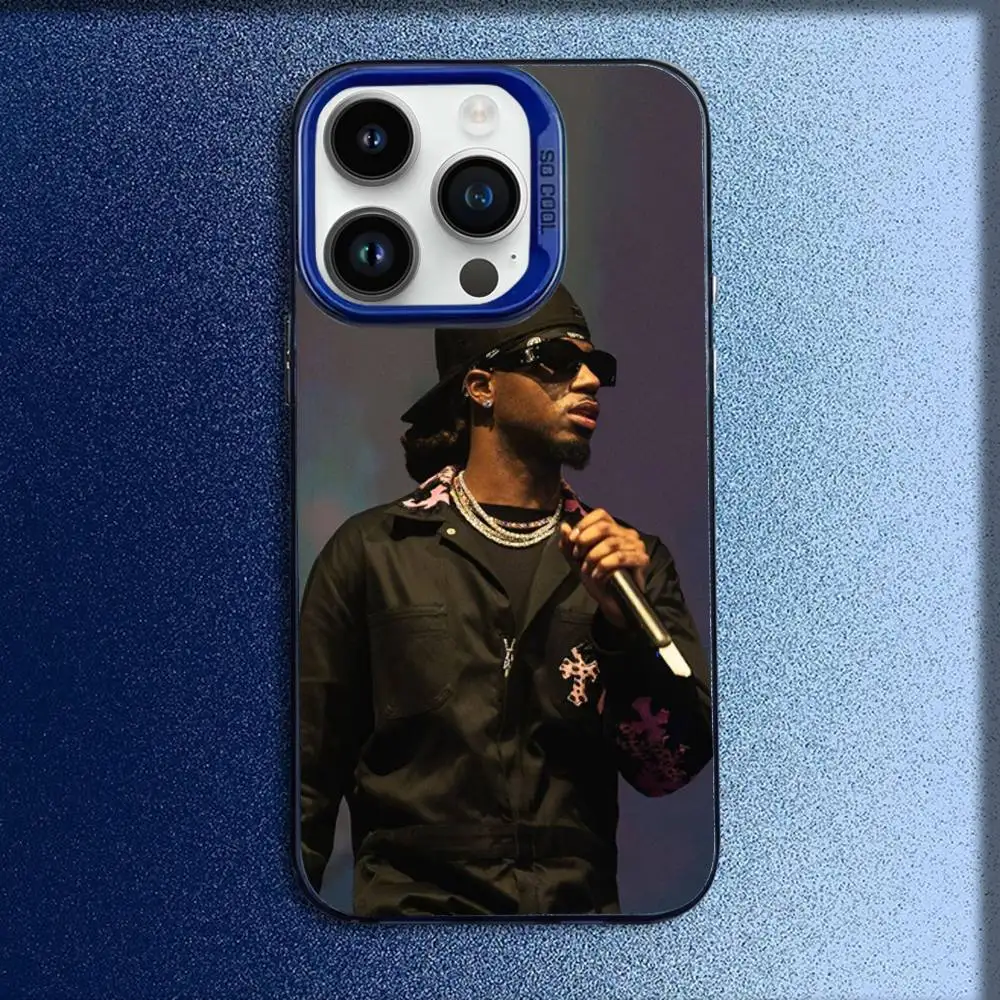 حافظة هاتف M-Metro DJ boomin لهاتف iPhone 17,16,15,14,13,12,11,Pro,Max,Plus,E,SE4,Air,Mini Blue IMD Box