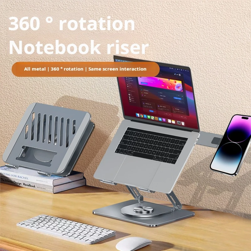 Metal Laptop Stand 360° Rotati - Cooling Stand Tablet ulasan dan harga